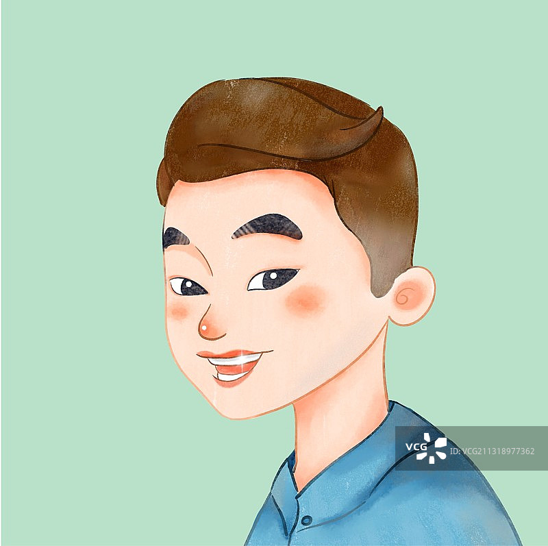 卡通头像图片素材