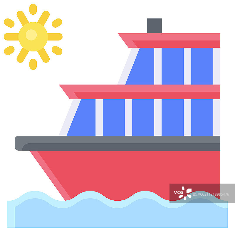 邮轮图标夏季旅行相关图片素材