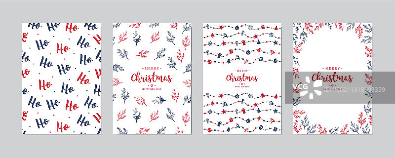 圣诞节和新年祝福图片素材