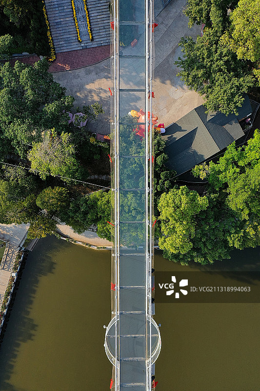 广东省东莞市常平镇隐贤山庄旅游风景区航拍图片素材