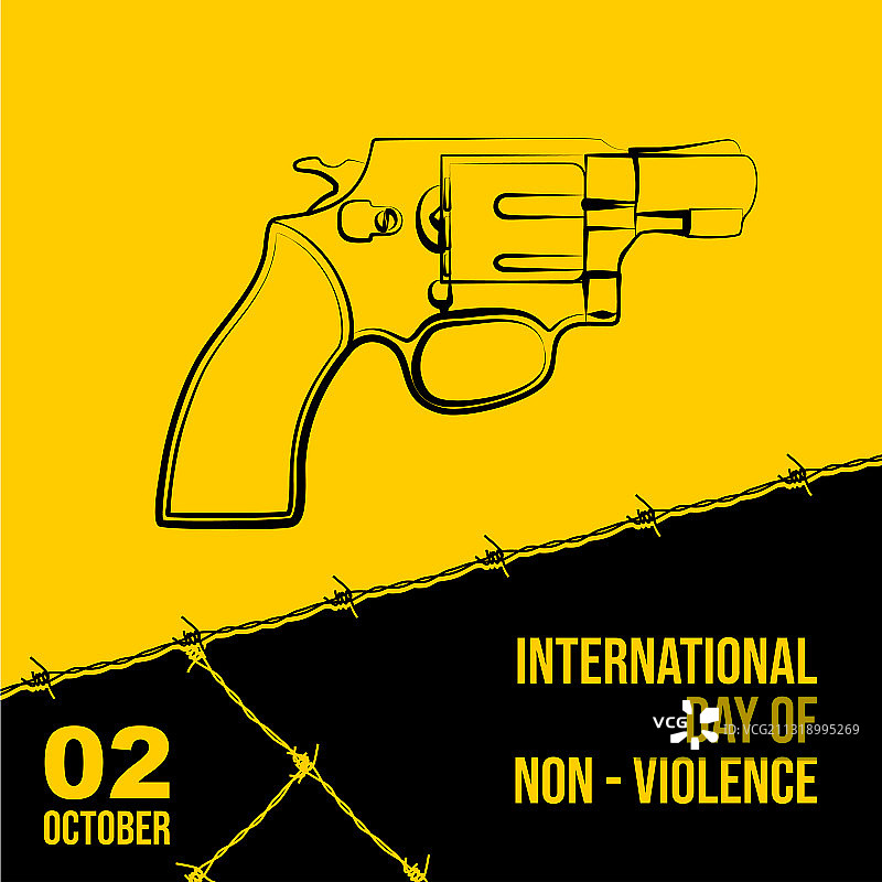 国际非暴力日图片素材