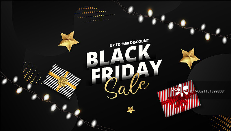 装饰性网站标题或banner设计图片素材