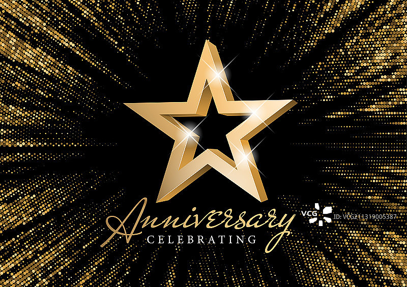 金色3D高光星星图片素材