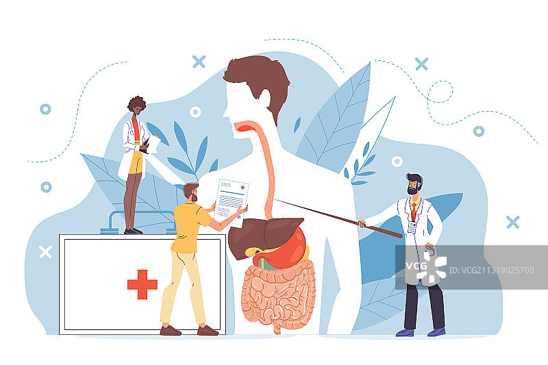 消化道健康消化治疗图片素材