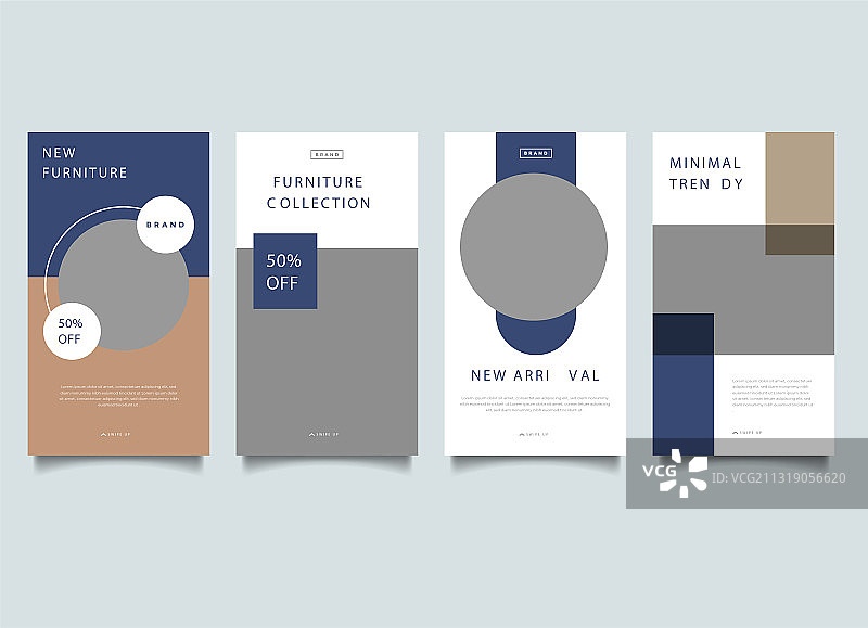 家居室内Instagram推广模板图片素材