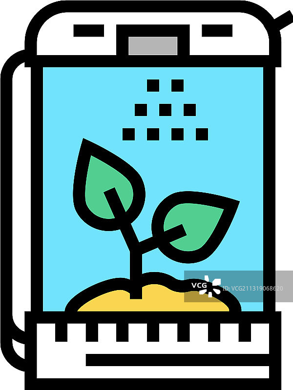 未来仓库彩色图标图片素材