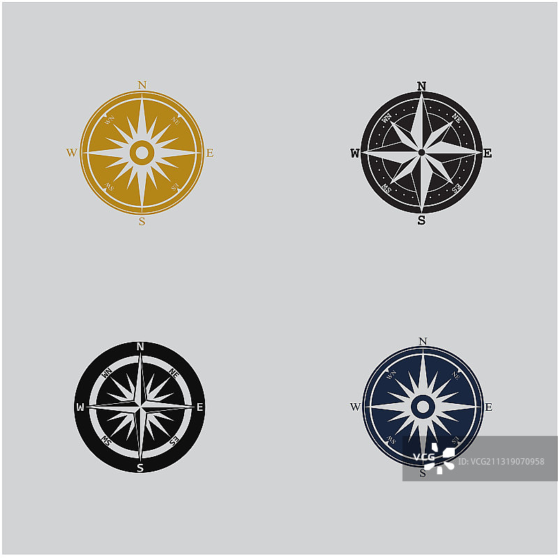 罗盘标志和符号图片素材