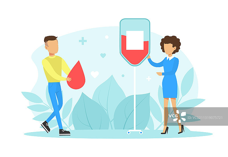 迷你医生与献血者图片素材
