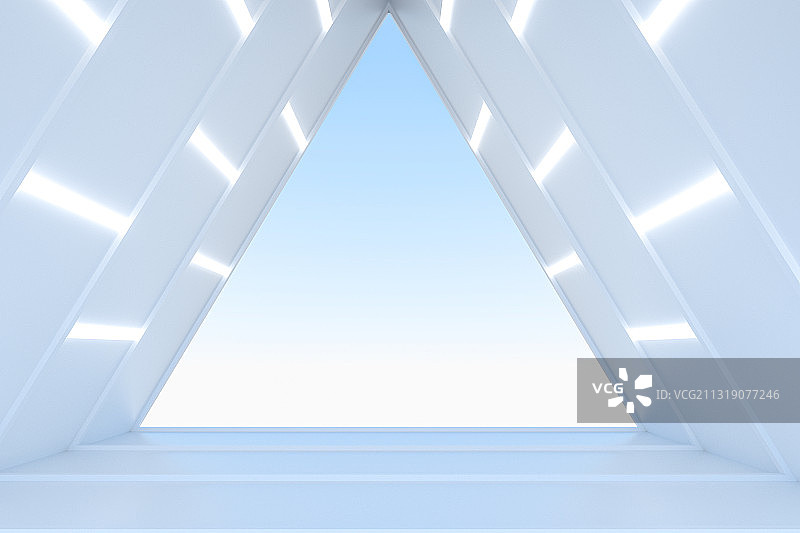 人造空间，霓虹灯，未来，背景，空的，商务图片素材