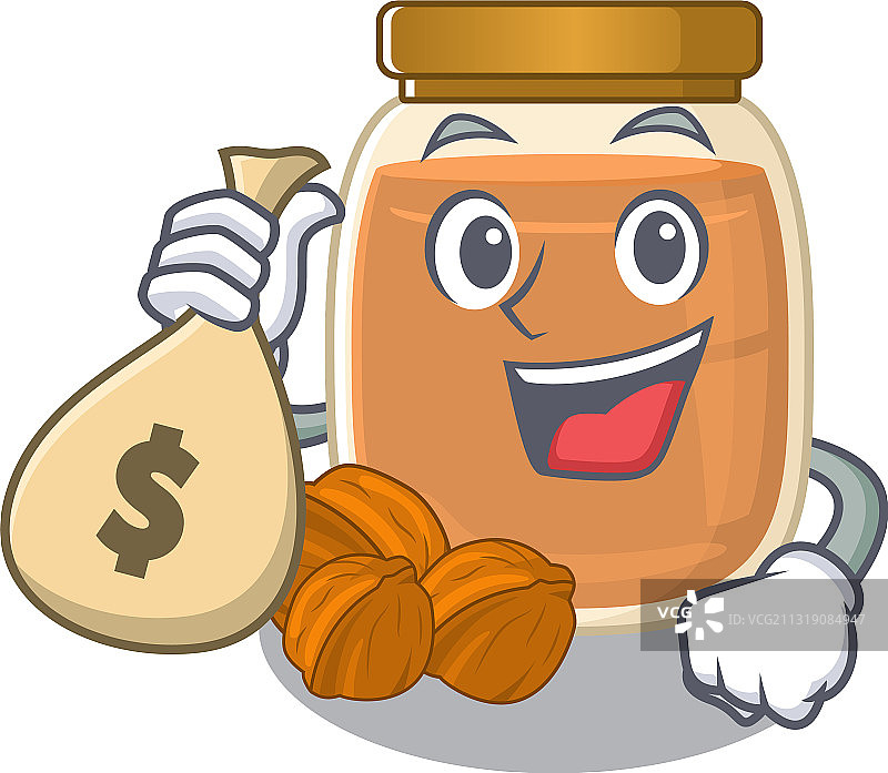 富有盛名的核桃奶油卡通角色图片素材