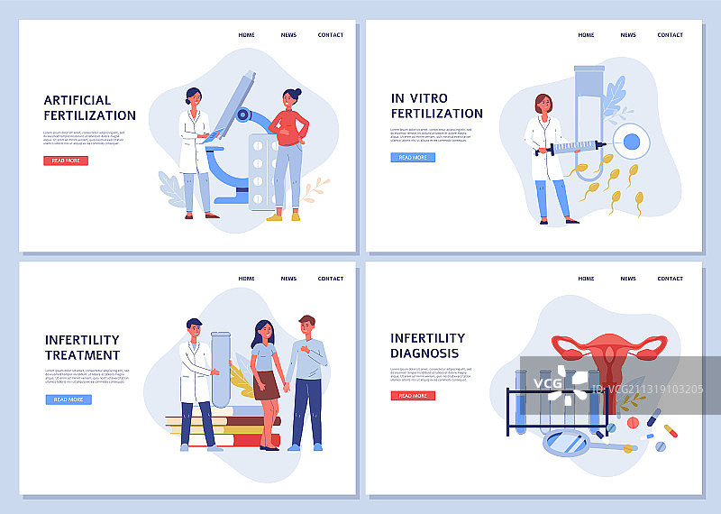 用于体外实验室网站的模板图片素材