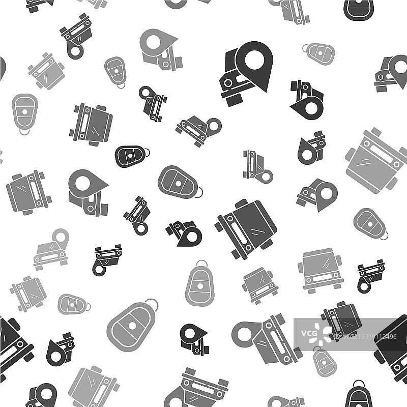 地图指针与出租车图片素材