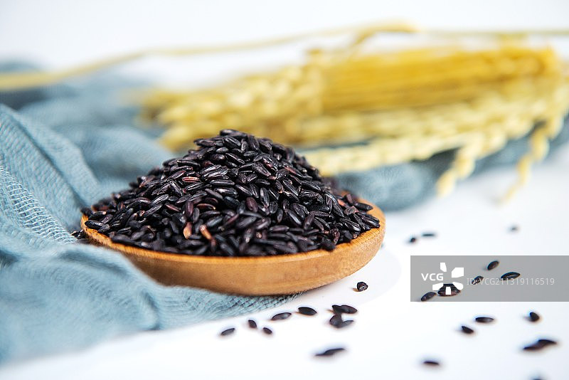 紫米黑米图片素材