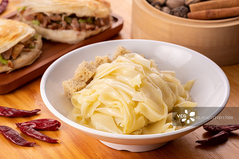 陕西擀面皮图片素材