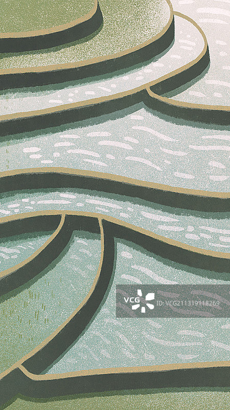 文艺风二十四节气风景 竖版质感肌理图片素材