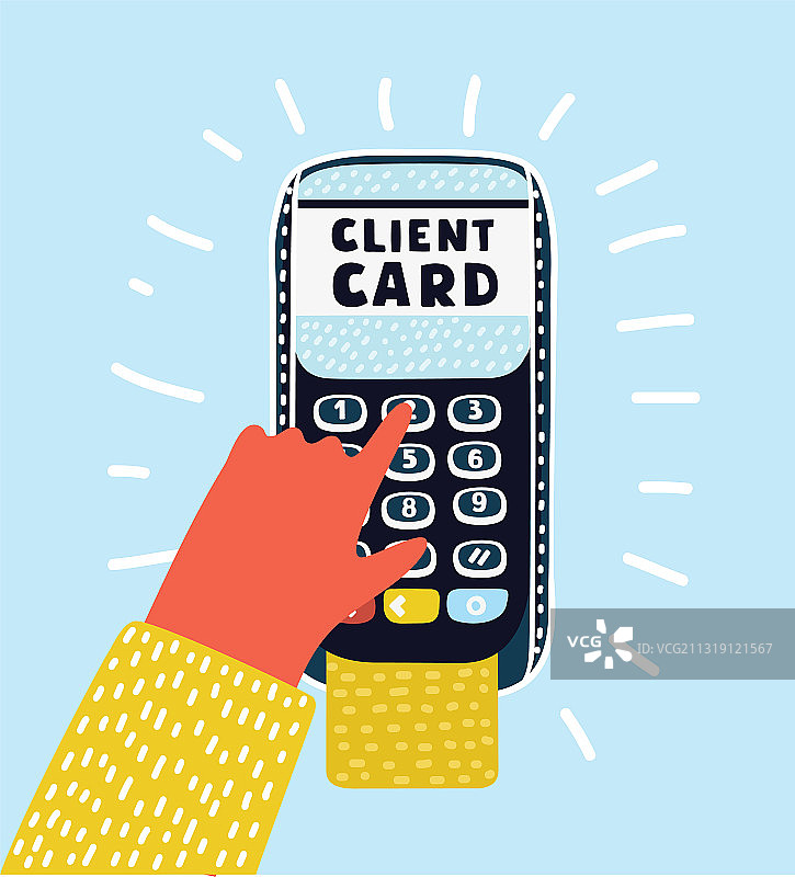 手和手指插入别针图片素材