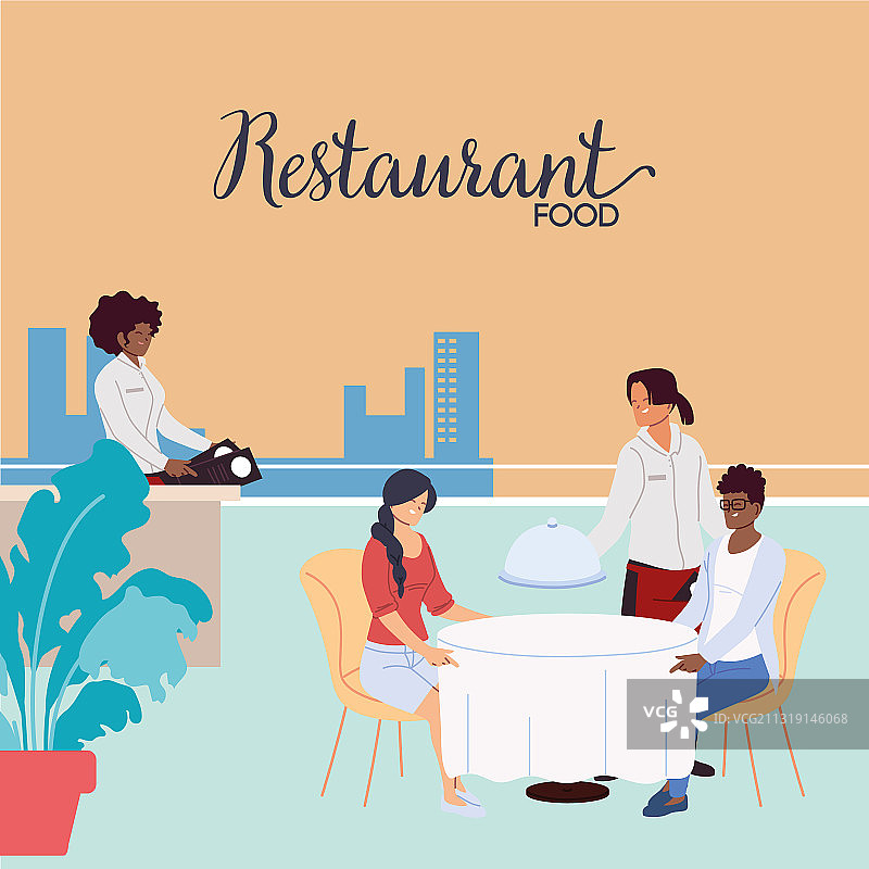 在高档户外奢华场所用餐的人群图片素材