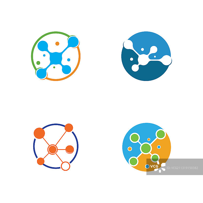 分子结构图图标模板图片素材