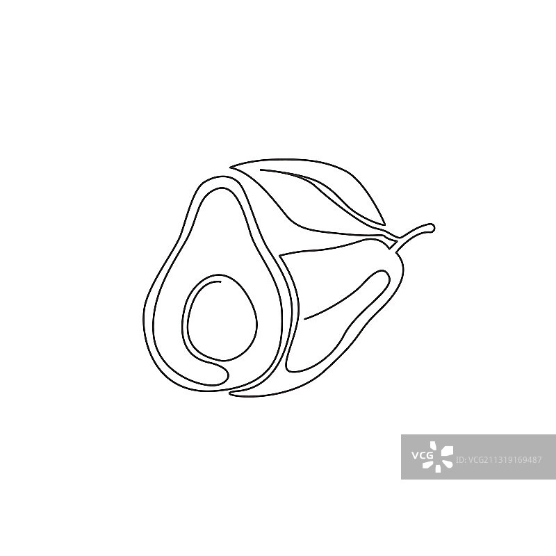 一笔画完整健康图案图片素材