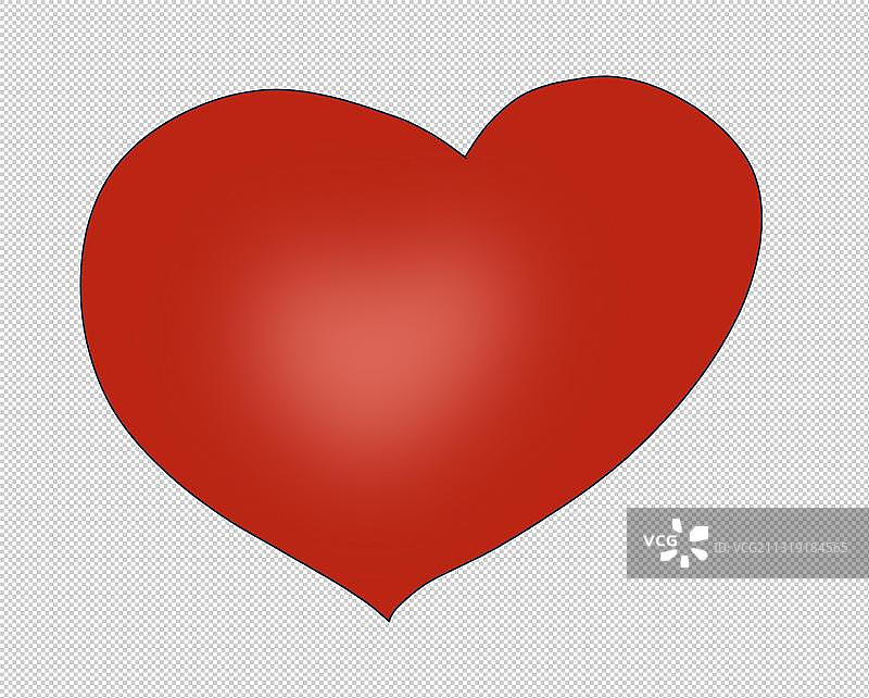元素：心形图片素材