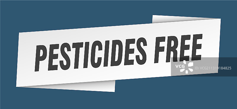 无农药横幅标签图片素材