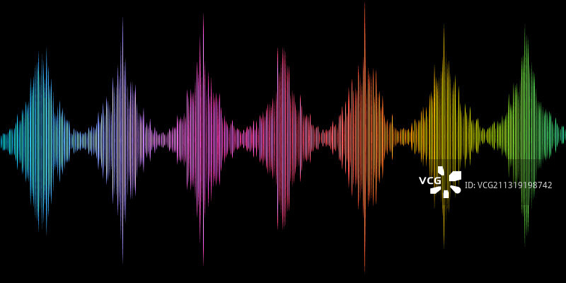 抽象声波背景图片素材