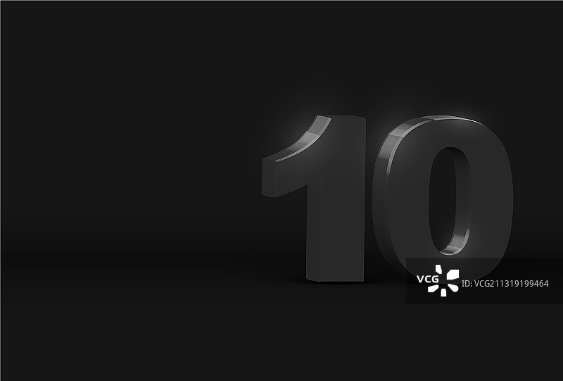 高细节3D深灰色人物黑色背景图片素材