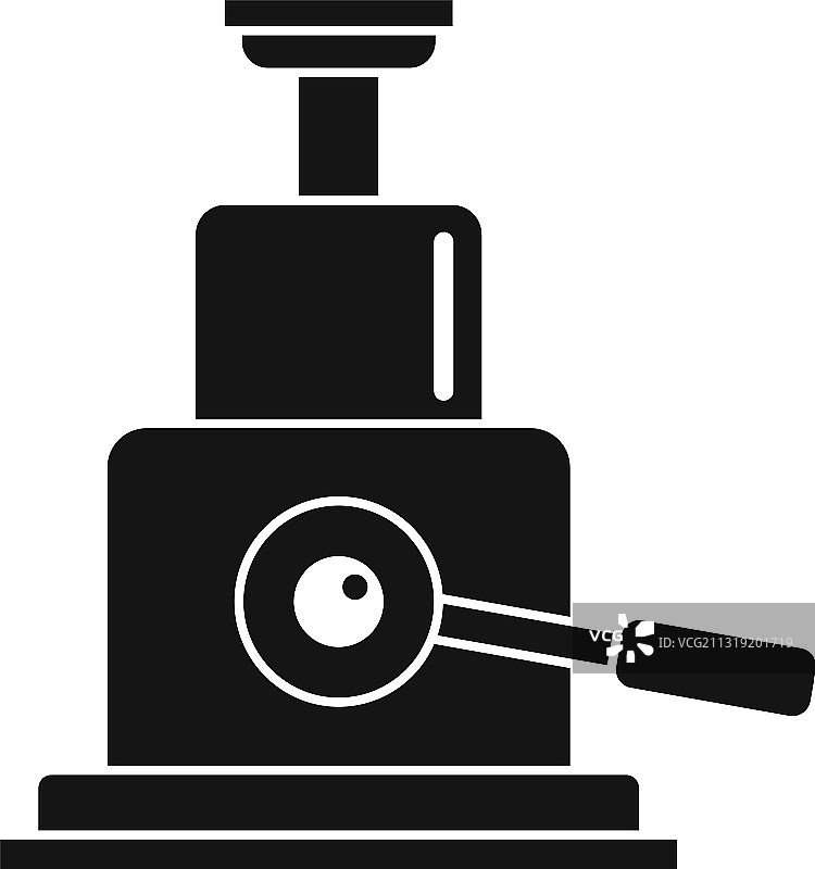 液压千斤顶螺丝图标简约风格图片素材