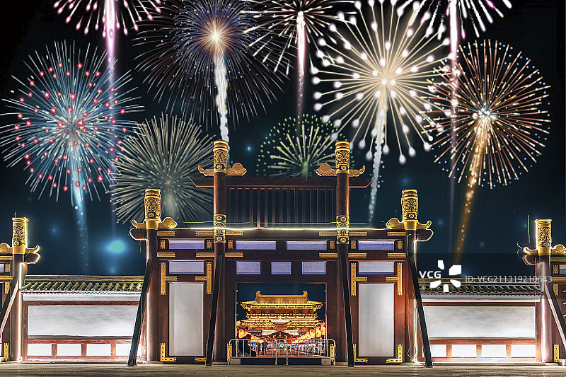 燦爛夜空图片素材