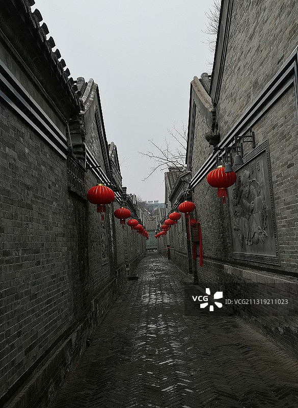 天津杨柳青古镇年味图片素材