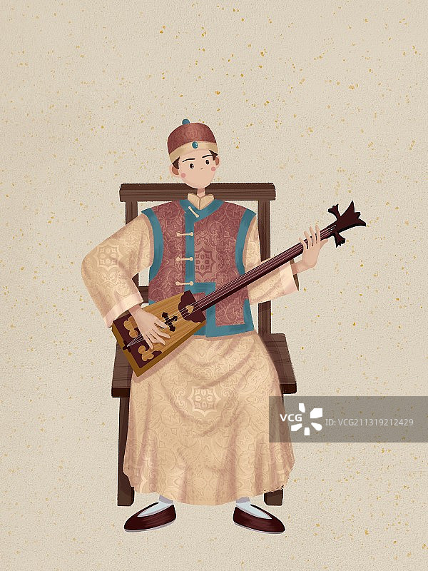 满族小伙图片素材