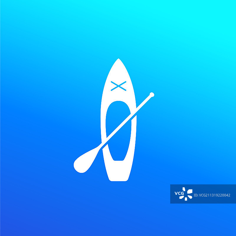 立式桨板图标图片素材