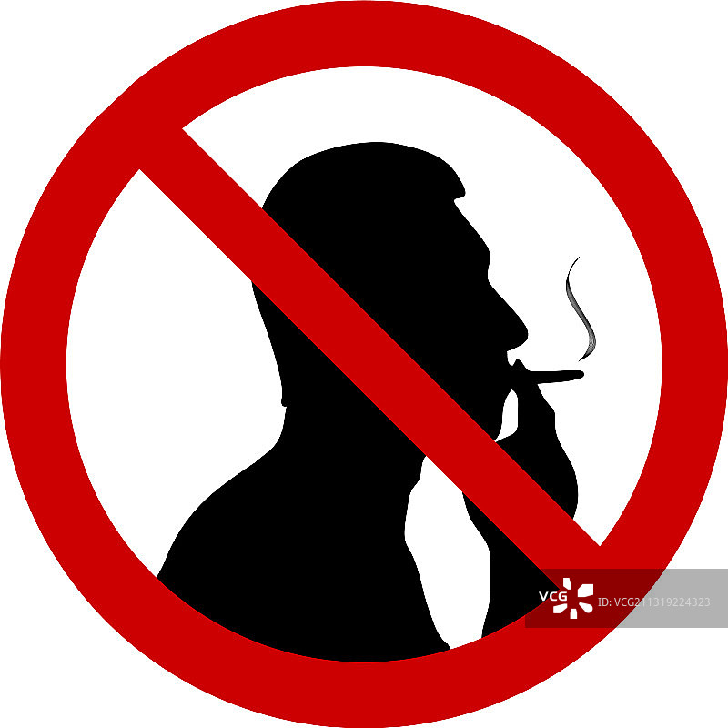 禁止吸烟标志图片素材