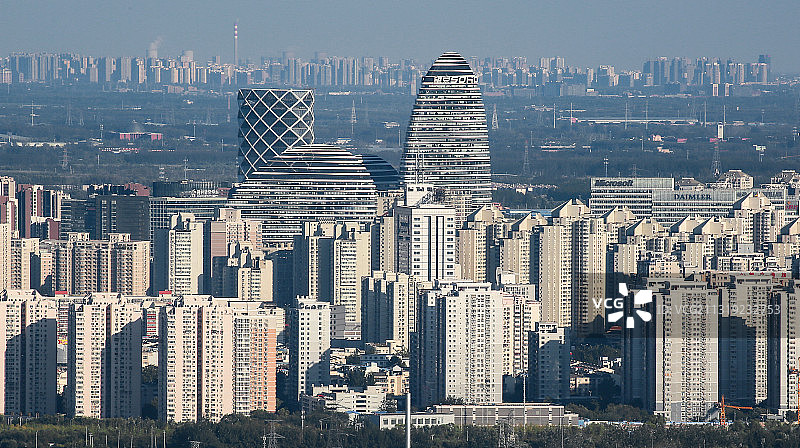 远眺望京图片素材