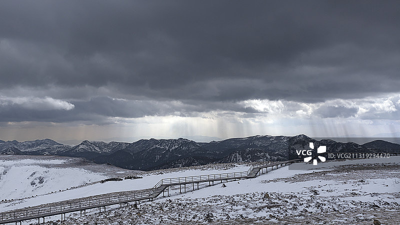 石卡雪山图片素材
