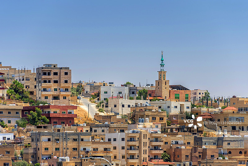 亚洲约旦杰拉什城市市容风光图片素材