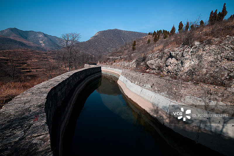 太行红旗渠图片素材