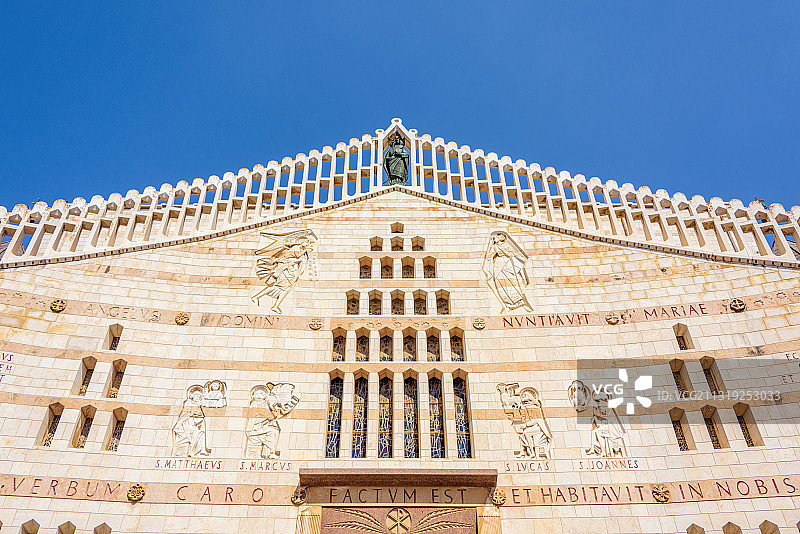 亚洲以色列拿撒勒天使报喜堂图片素材