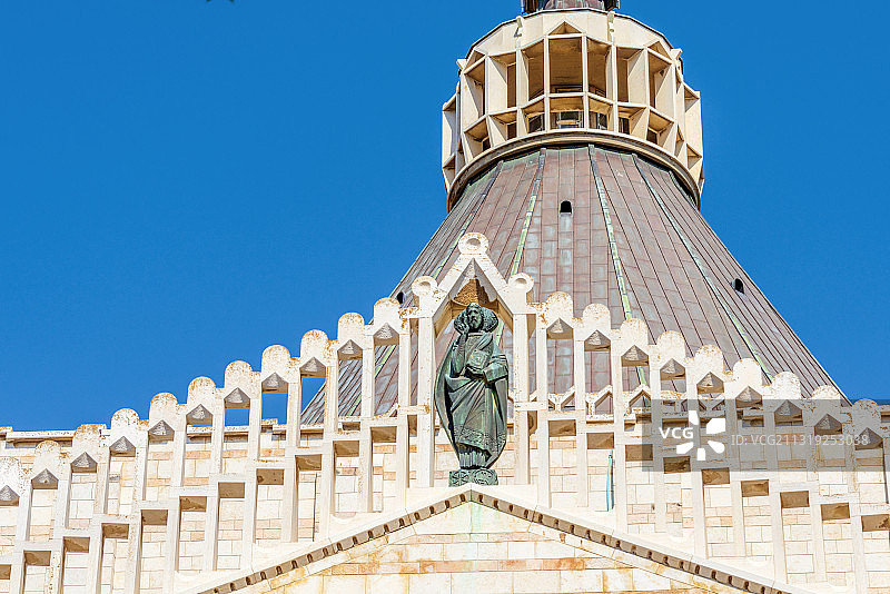 亚洲以色列拿撒勒天使报喜堂图片素材