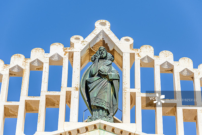 亚洲以色列拿撒勒天使报喜堂建筑局部图片素材