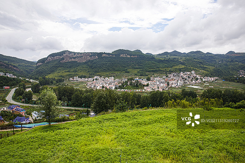 1E8A1386-l六盘水钟山区大河村新貌2018.7S图片素材