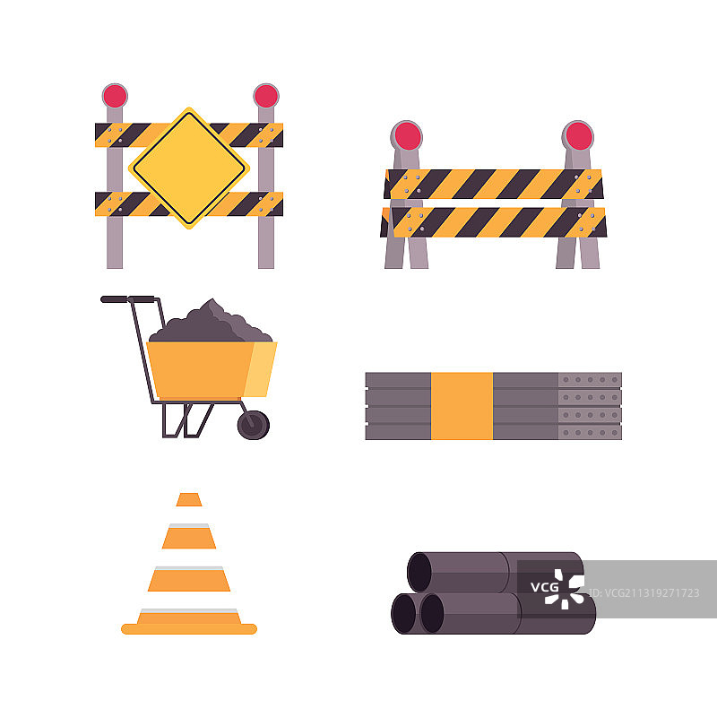 建筑工具图标合集图片素材