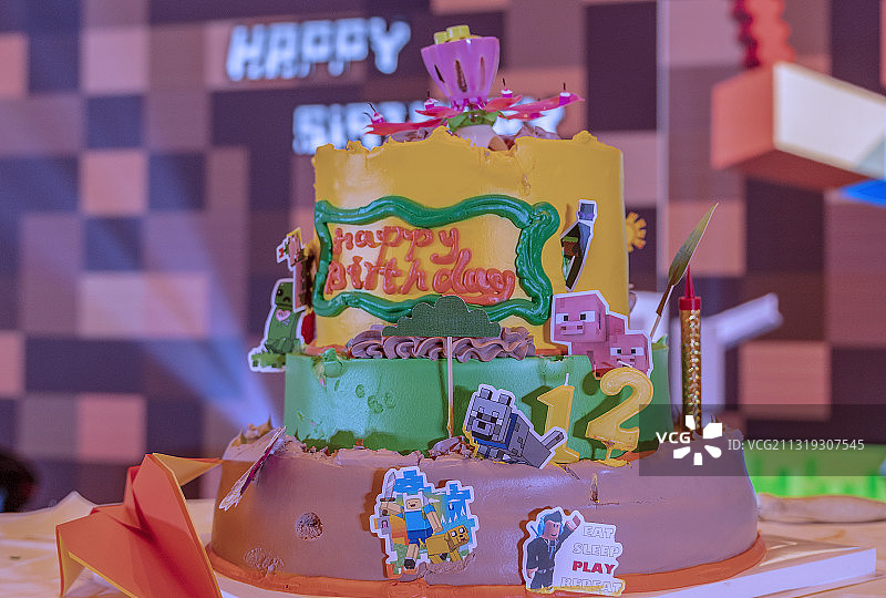 生日蛋糕，蛋糕。图片素材