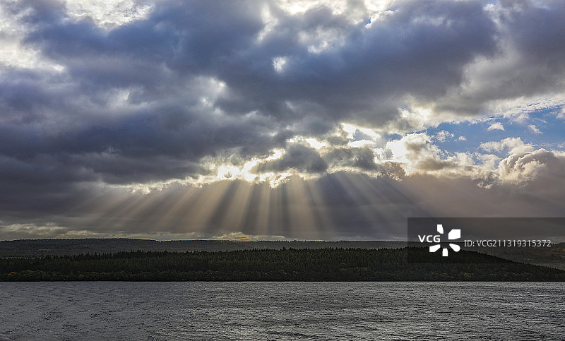 丁达尔尼斯湖(苏格兰大峡谷)图片素材