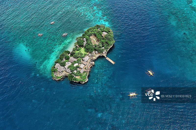 蓝得心醉图片素材