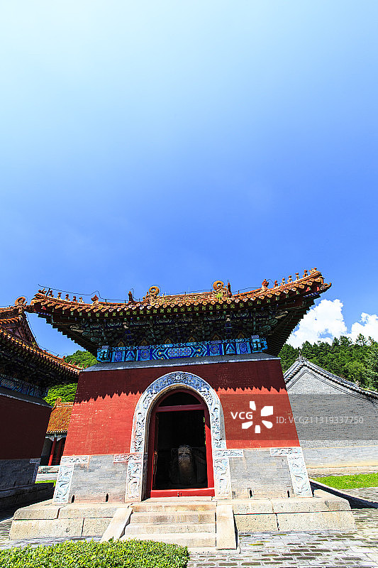 辽宁省抚顺市清永陵景祖碑楼图片素材