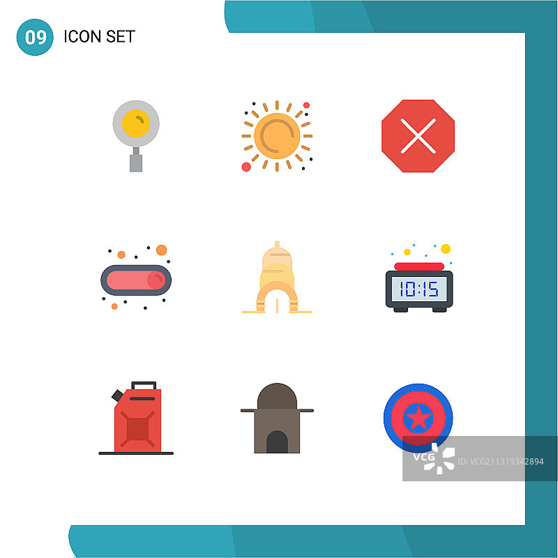 现代设9平色和符号等图片素材
