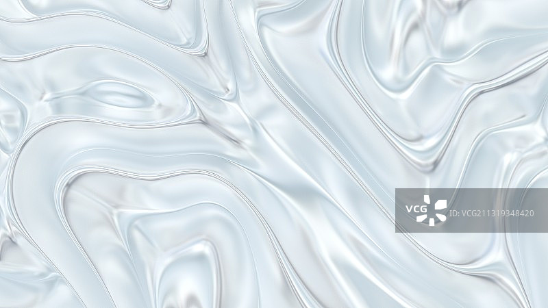 3D渲染抽象酸性金属流体背景图片素材