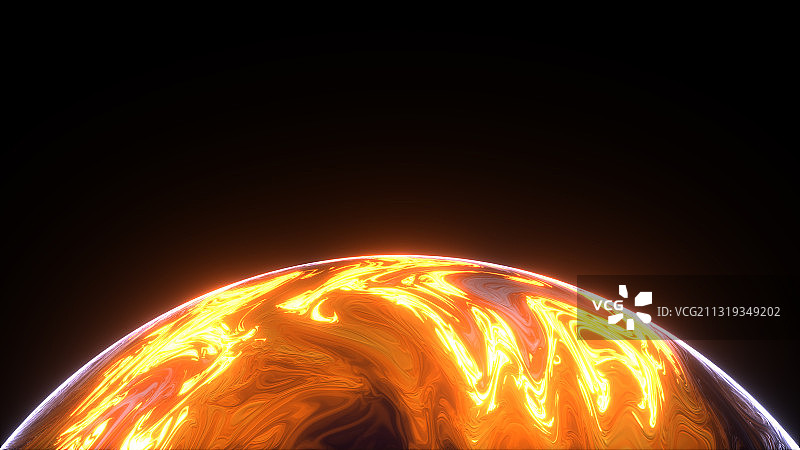 3D渲染抽象流光球体海报背景图片素材