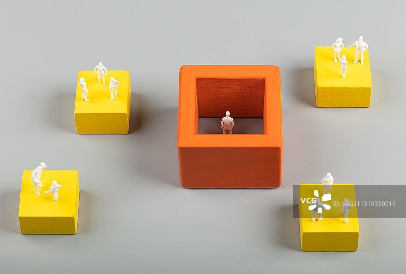 社交恐惧症自闭症的孤独患者图片素材